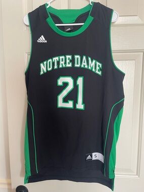 Adidas Men’s Sleeveless Jersey Notre Dame #21 Size Small